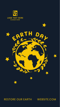 Restore Earth Day Facebook Story