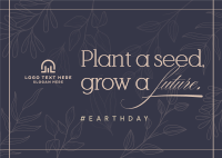 Plant a seed Postcard