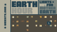 Mondrian Earth Hour Reminder Animation