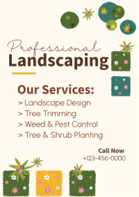 Professional Landscaping Flyer