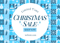 Exciting Christmas Sale Postcard