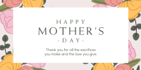 Mother's Day Special Flowers Twitter Post