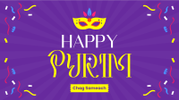 Burst Purim Festival Facebook Event Cover