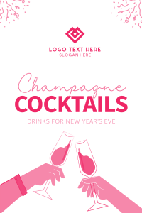 Cheers To New Year Pinterest Pin