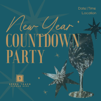 New Year Countdown Party Instagram Post