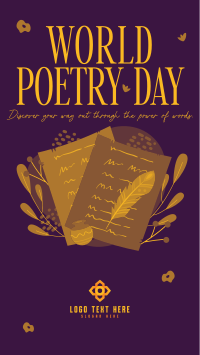 Poetry Creation Day Facebook Story