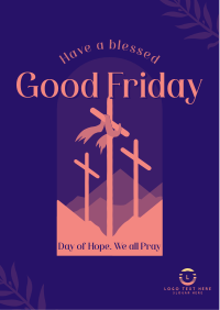 Lenten Season Cross Flyer