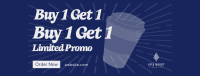 Get Coffee Promo Facebook Cover Image Preview