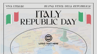 Retro Italian Republic Day Animation