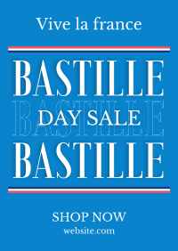 Happy Bastille Day Poster