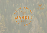 Wanderer Postcard