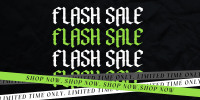 Gothic Flash Sale Twitter Post Design