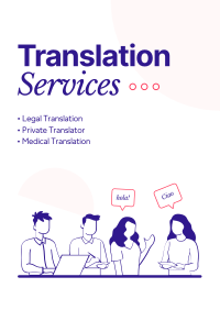 Translator Services Flyer