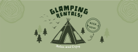 Weekend Glamping Rentals Facebook Cover Image Preview