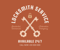Vintage Locksmith Facebook Post