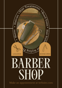 Rustic Barber Shop Flyer