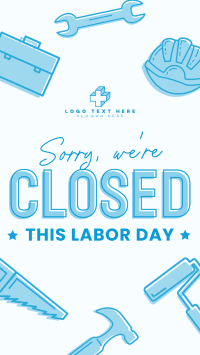 Closed for Labor Day Facebook Story