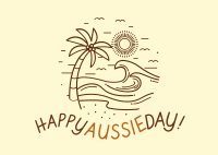 Australian Day Postcard example 2