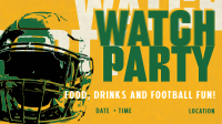 Football Watch Party Animation