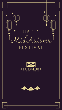 Mid Autumn Festival Lanterns Facebook Story