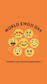Fun Emoji Day Facebook Story