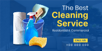 The Best Cleaning Service Twitter Post