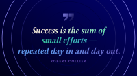 Business Success Quote Animation