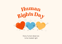 Human Rights Day Postcard