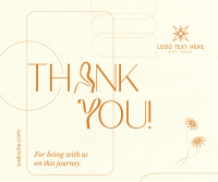 Elegant Thank you Facebook Post Design