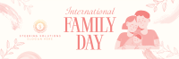 Floral Family Day Twitter Header Image Preview