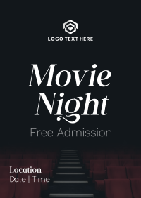 Movie Night Cinema Flyer