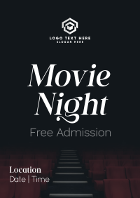 Movie Night Cinema Flyer