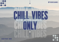 Chill Zone Playlist Postcard Design