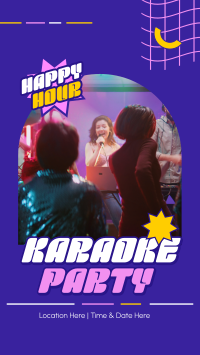 Karaoke Party Hours Instagram Story