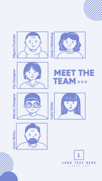 Meet The Team Instagram Story Design