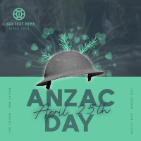 Anzac Day Instagram Post Design