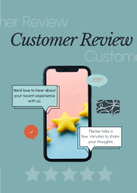 Customer Feedback Poster