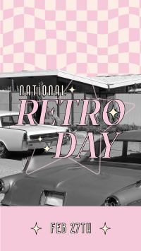 National Retro Day Facebook Story