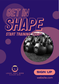 Training Fitness Gym Flyer