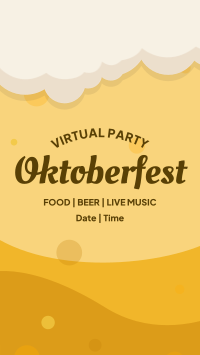 Virtual Oktoberfest Instagram Story