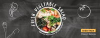 Salad Chalkboard Facebook Cover