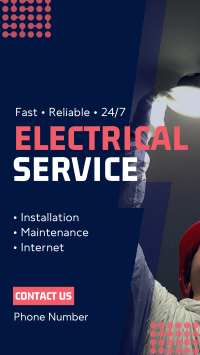 Convenient Electrical Service Facebook Story