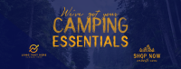 Camping Store Facebook Cover example 1