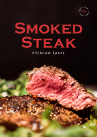 Smoked Steak Poster