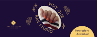 Visit Nail Studio Facebook Cover Design