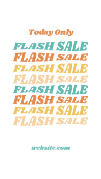 Flash Sale Warp Instagram Story Design