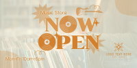 Vinyl Store Now Open Twitter Post