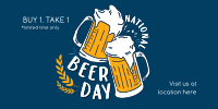 Beer Day Celebration Twitter Post