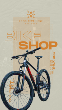 Bicycle Modern Grainy TikTok Video Image Preview