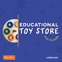 Educational Toy Store Instagram Post